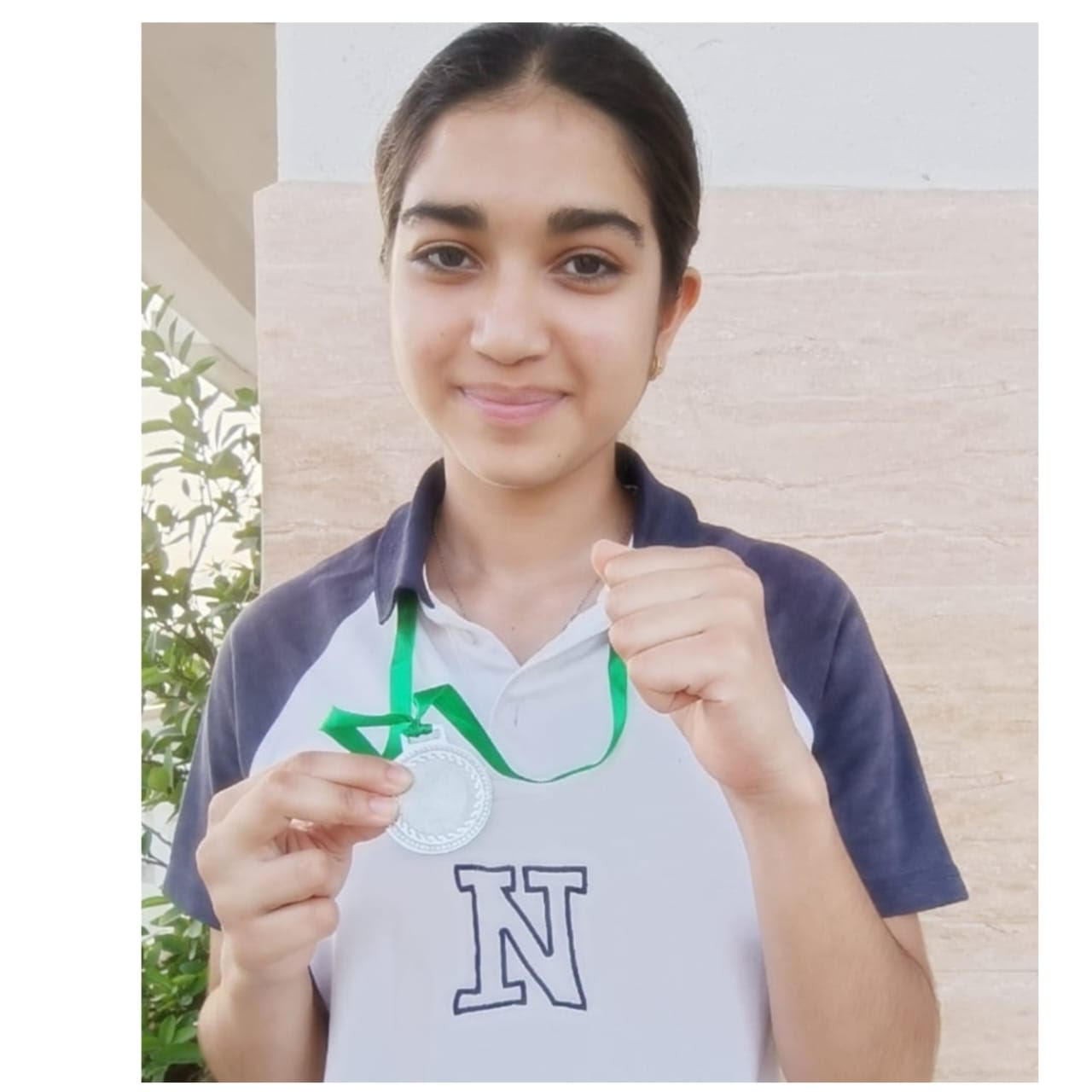 #### Silver Medal for Dvisha Salvi of Neerja Modi