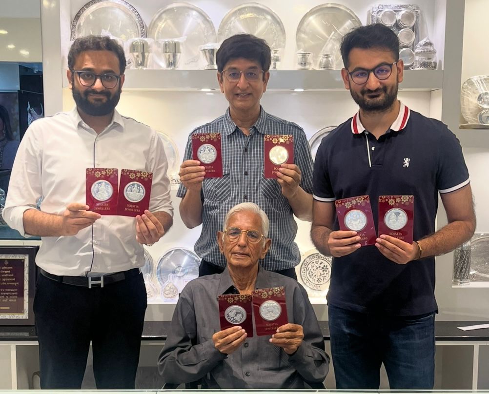 99.9 परसेंट सोजतिया मार्का के शुद्ध चाँदी के सिक्कों का हुआ लोकार्पण