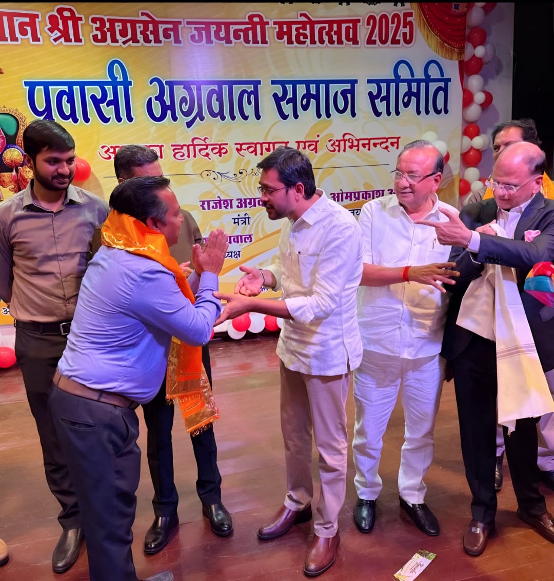 श्रेष्ठ कार्य साधक सम्मान से सम्मानित हुए राजेश अग्रवाल