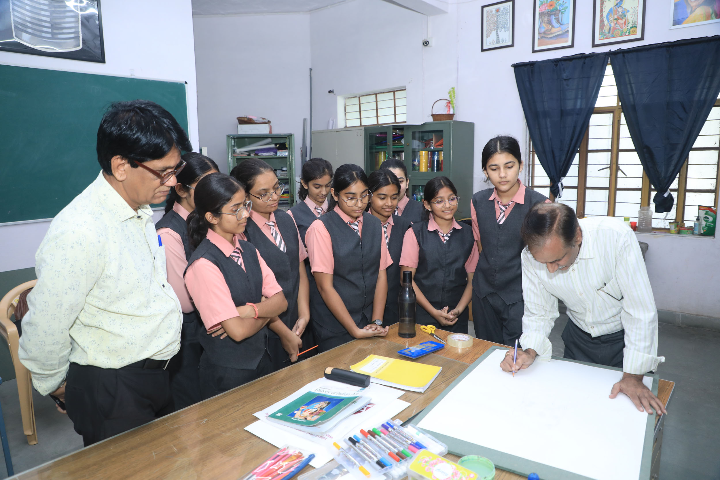 #### Painting Competition on "Viksit Bharat" Theme Under Seva Parv 2025