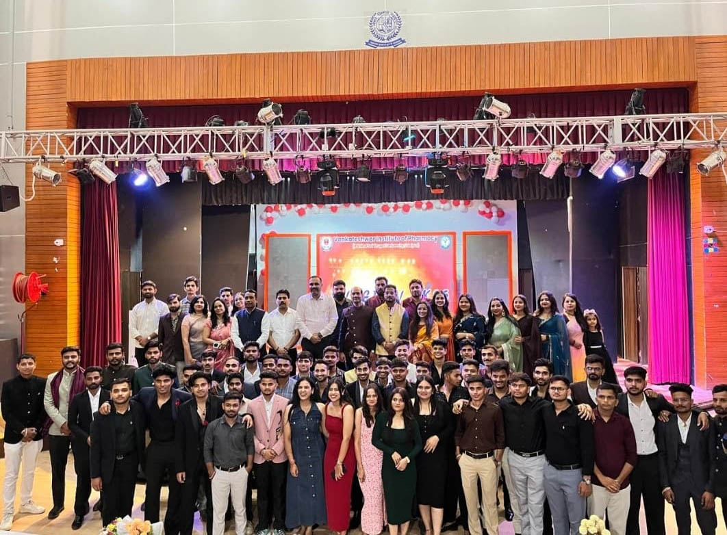 Freshers’ Party and Farewell Ceremony Organized at Venkateshwar Institute of Pharmacy