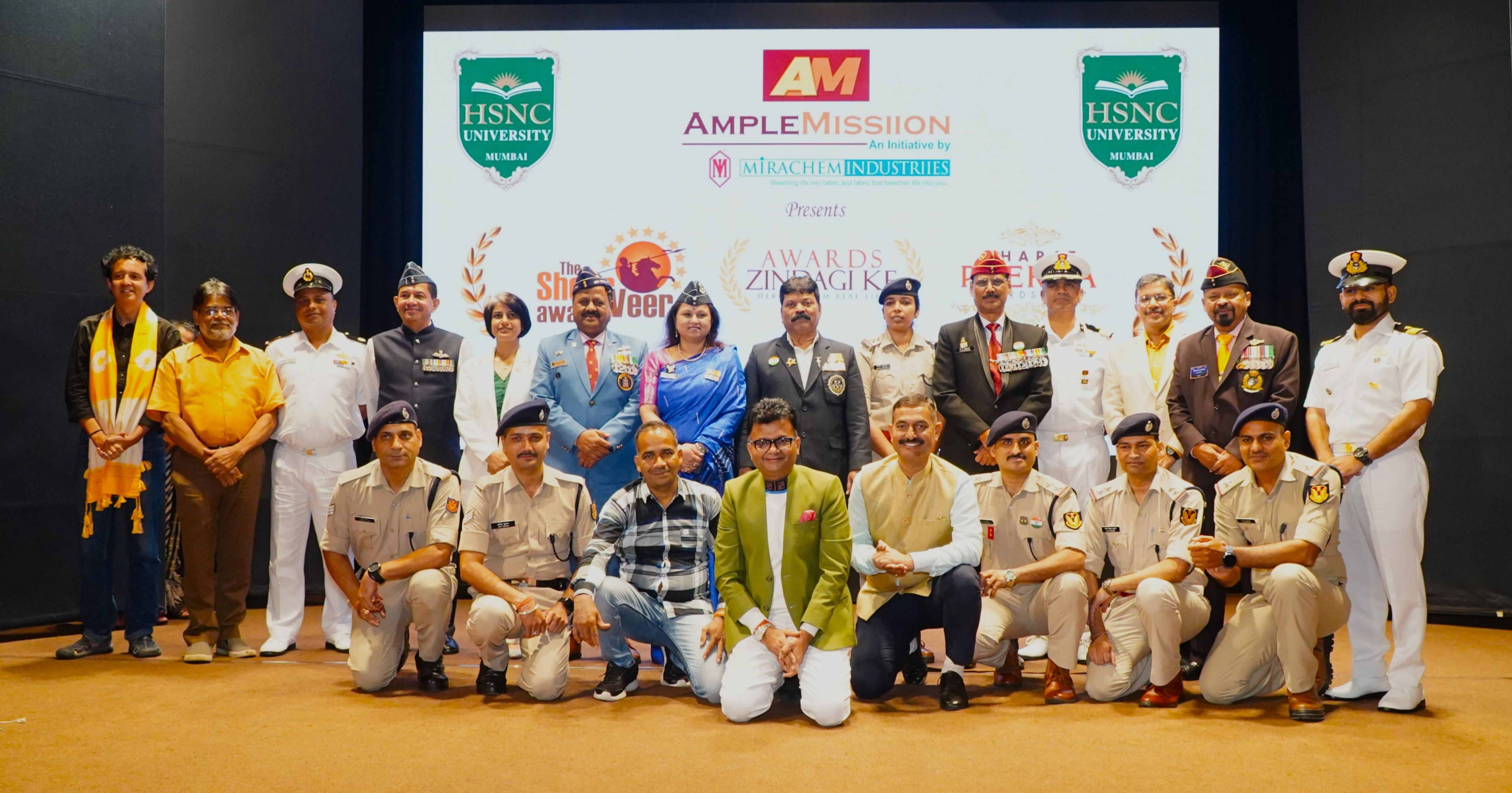 एम्पल मिशन अवार्ड्स ऑफ इंस्पिरेशन लौटा वापिस भारत के असली नायकों को करने के लिए सम्मानित