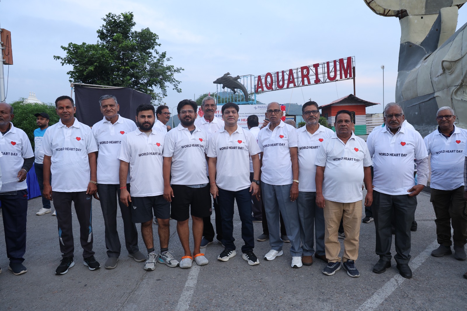 वर्ल्ड हार्ट डे पर आयोजित 'डोंट मिस अ बीट' मैराथन में सैकड़ों लोगों ने लिया हिस्सा