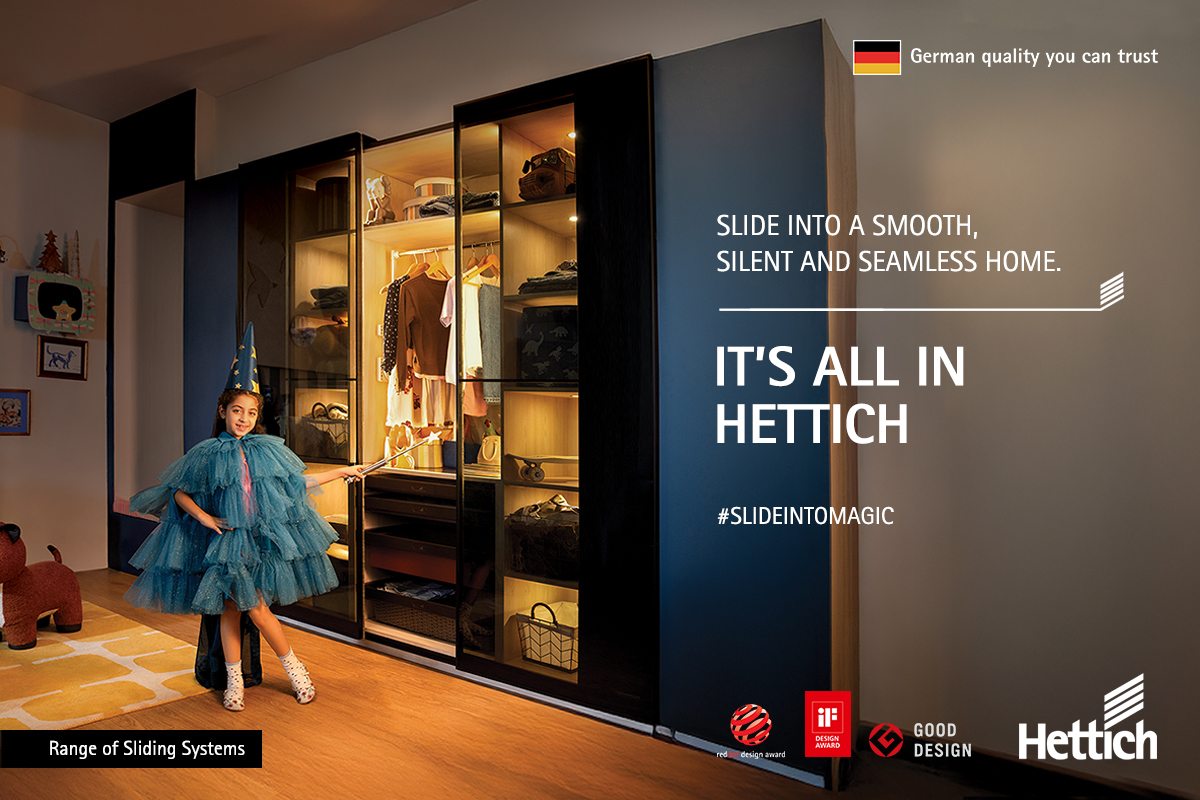 Slide into a ‘World of Magic’ with Hettich’s wide range of Sliding Solutions