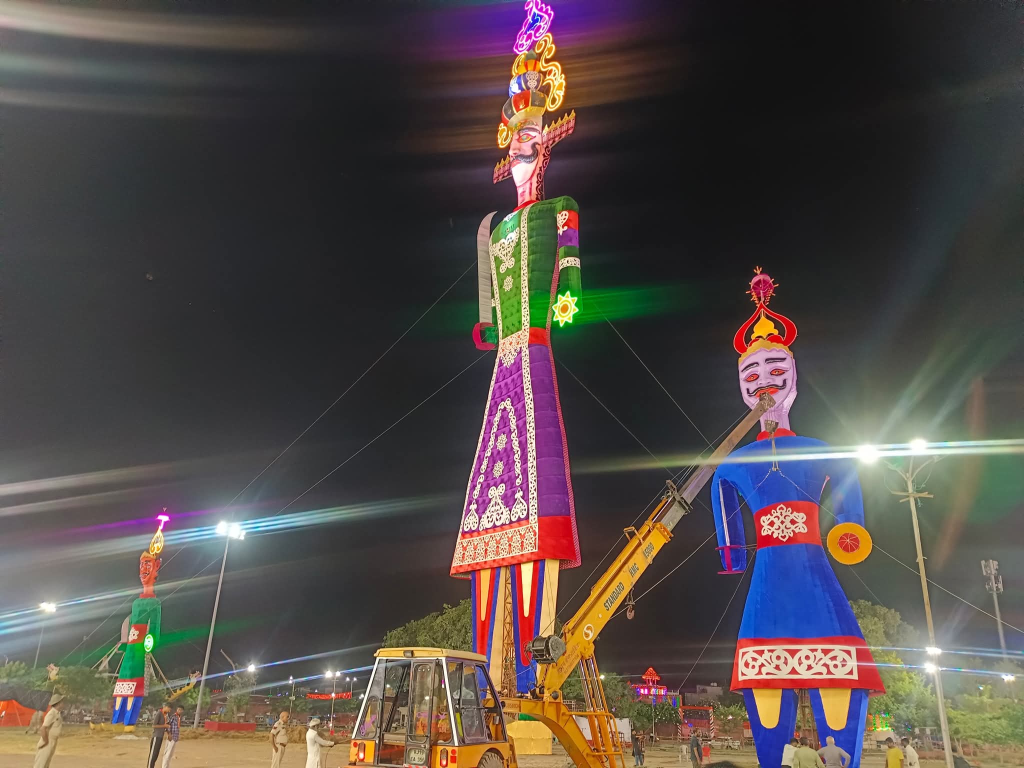 आज कोटा में बनेगा विश्व कीर्तिमान, 215 फीट से अधिक ऊंचे रावण के पुतले का दहन आज 