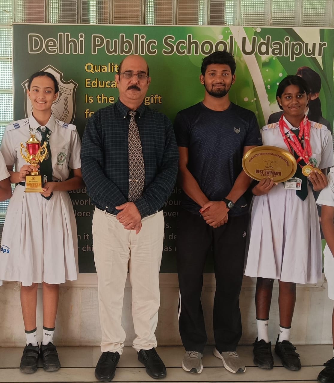DPS Udaipur Swimmers Shine at State Level, Selected for National Competition