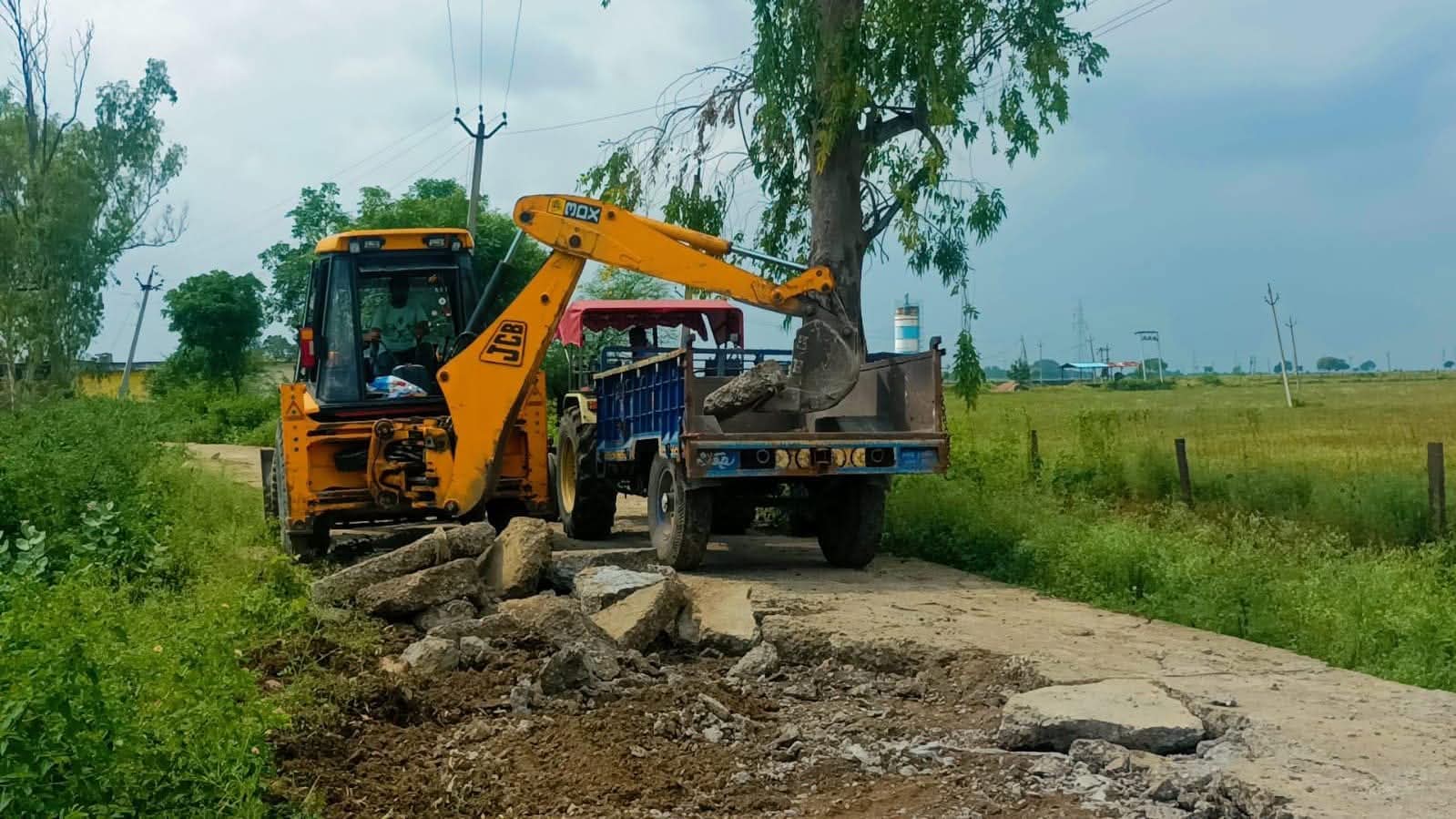 घटिया निर्माण पर चला पीला पंजा, मंत्री हीरालाल नागर ने दिए थे आदेश 