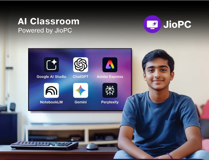 JIO LAUNCHES “AI CLASSROOM” POWERED BY JIOPC & DESIGNED BY JIO INSTITUTE