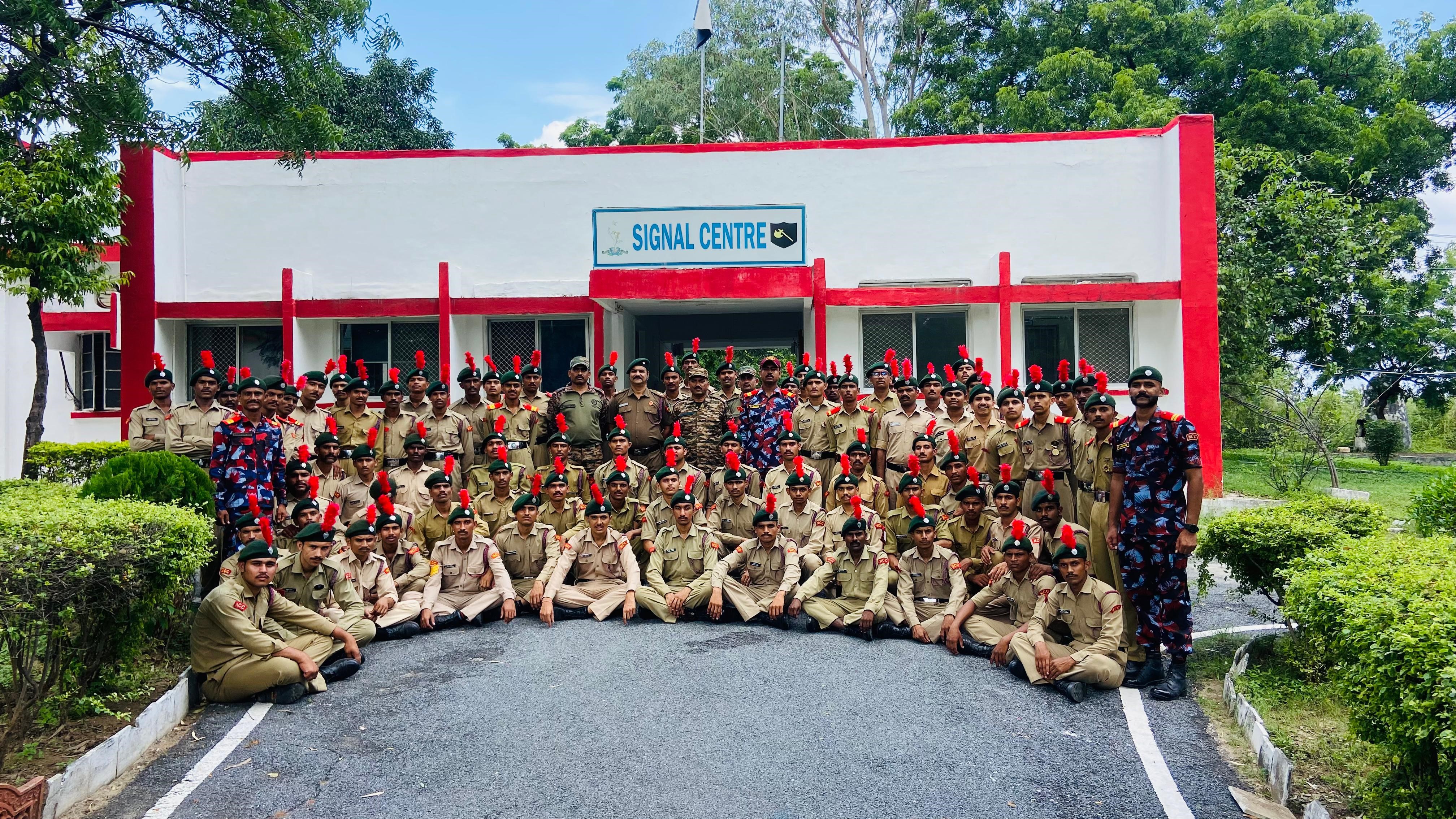 #### SPSU’s Lt. Chouhan Led the Army Attachment Camp Eklinggarh Cantt. Udaipur