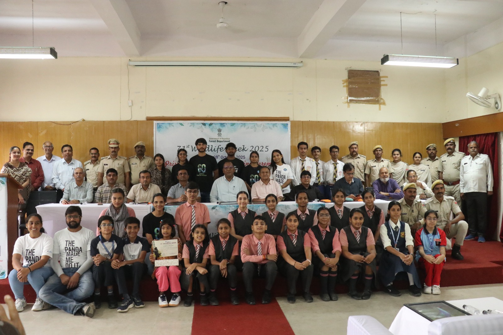 Wildlife Week 2025 :Winners of Various Competitions Felicitated
