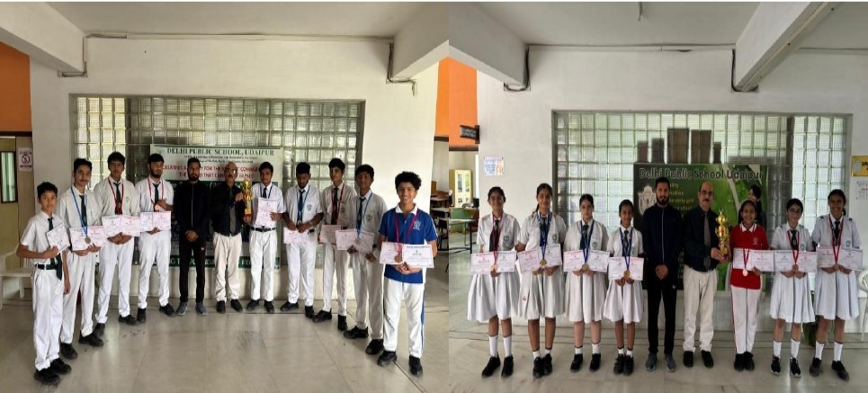 DPS Udaipur Students Shine in District-Level Karate Competition