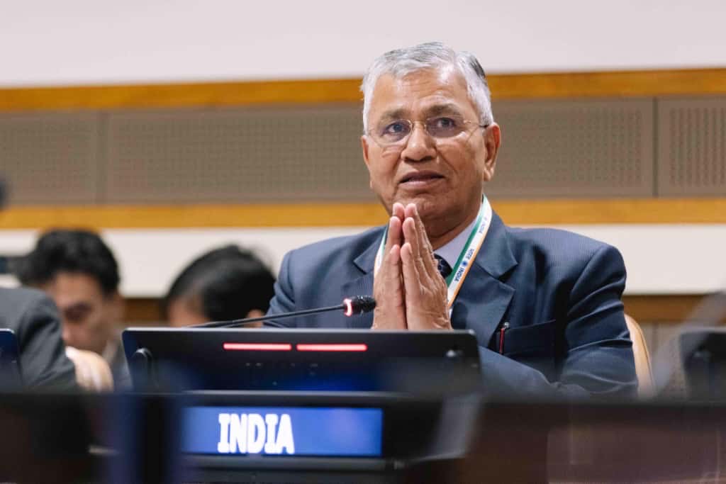 Pali MP P.P. Choudhary's address on Hindi Diwas at the UN Headquarters
