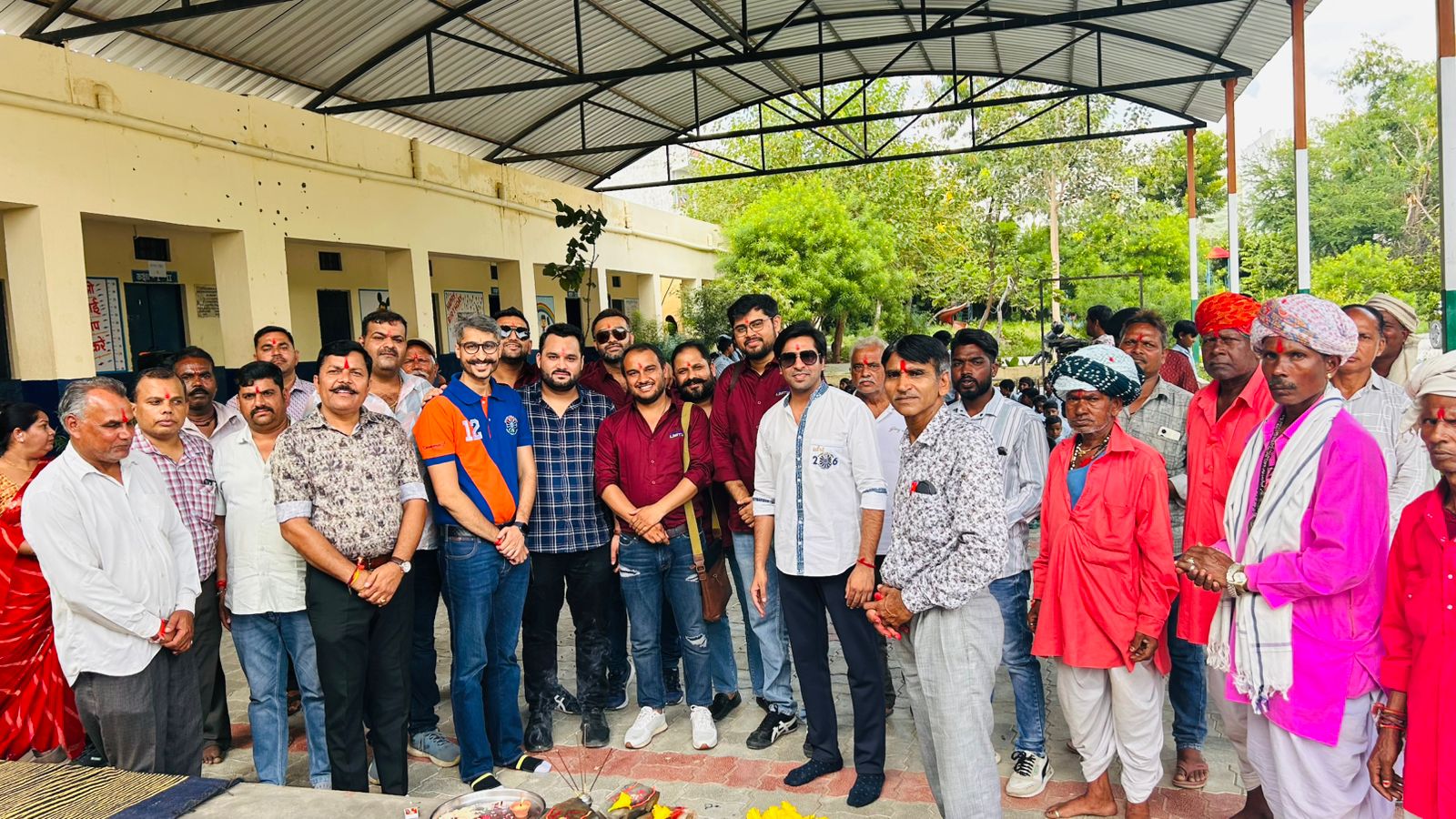 Round Table India Lays Foundation for Six New Classrooms at Nala Phala School