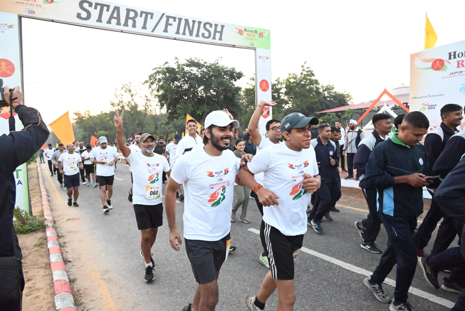 सप्तशक्ति कमांड द्वारा  जयपुर में वीर जवानों  और पूर्व सैनिकों को सम्मानित   करते हुए  ‘ऑनर रन’ के प्रारंभ के रूप में,  प्रथम प्रोमो रन आयोजित किया गया