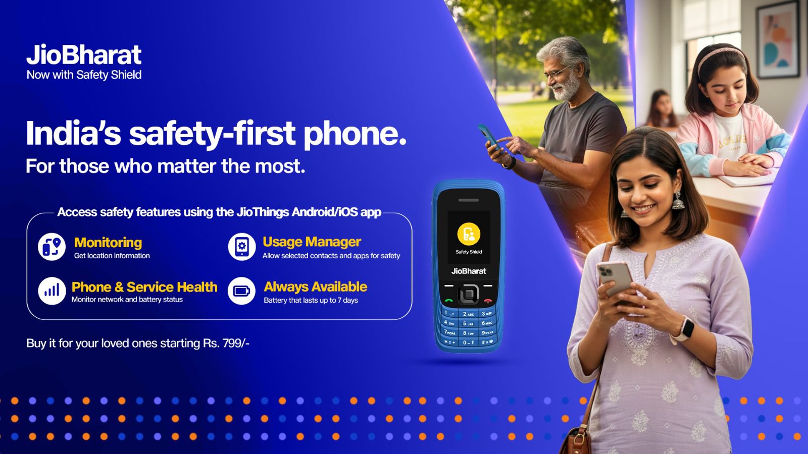 JioBharat Unveils India’s First ‘Safety First’ Mobile Phone