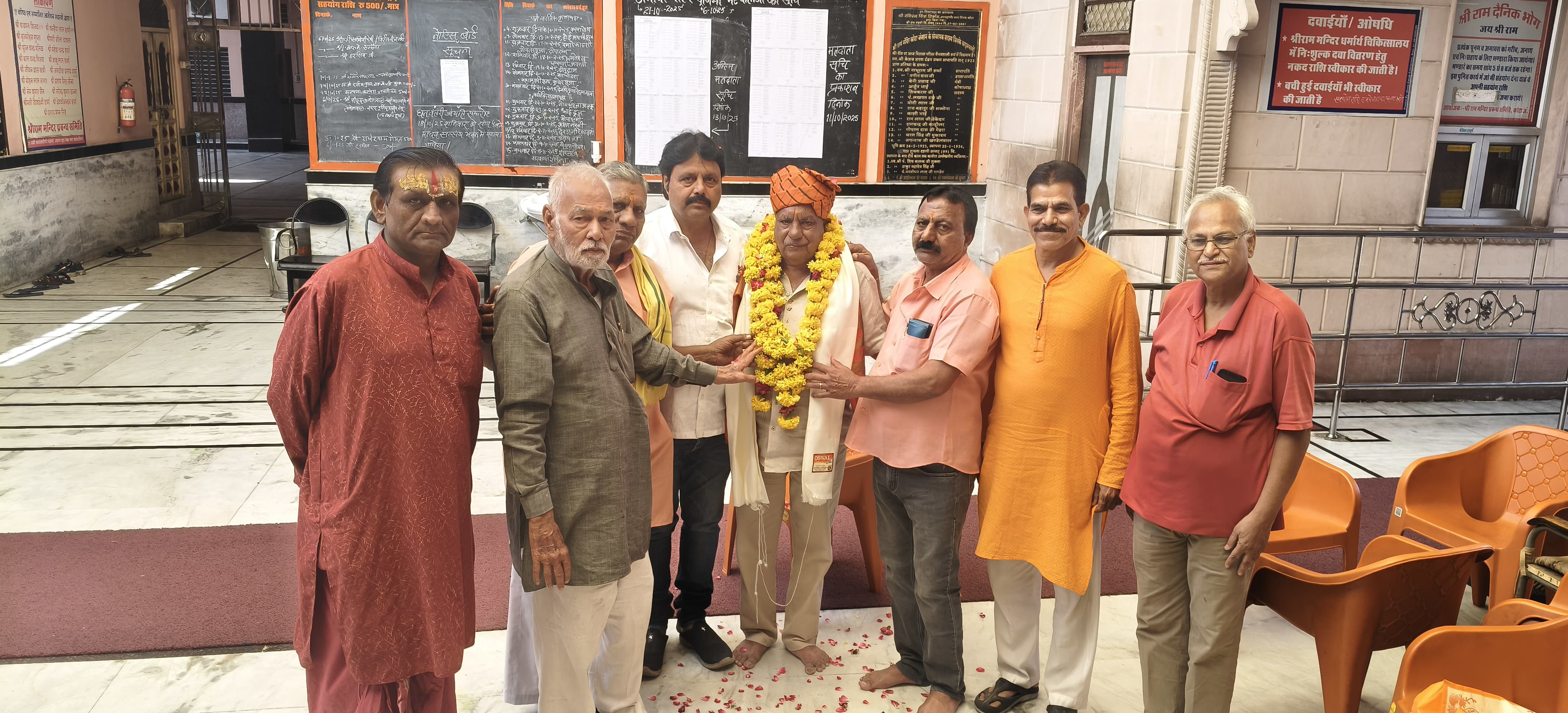 श्री राममंदिर समिति के ऐडवोकेट महेश चंद्र वर्मा सभापति बने