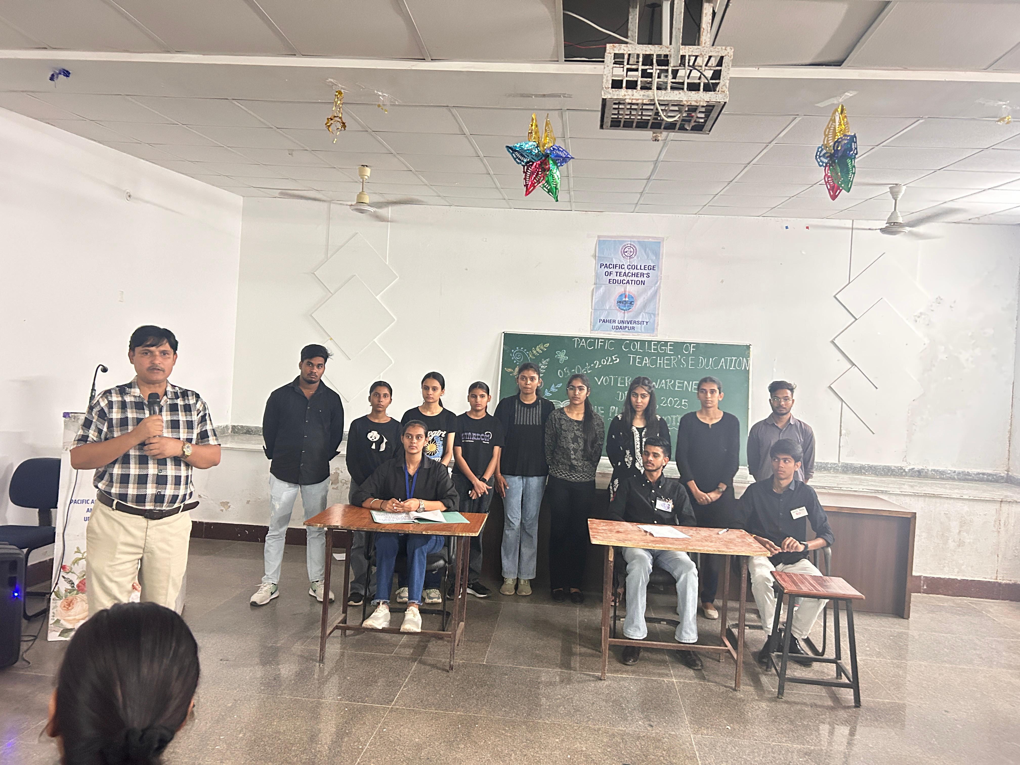 Voter Awareness Campaign Conducted at Pacific University Voter Awareness Campaign Conducted at Pacific University