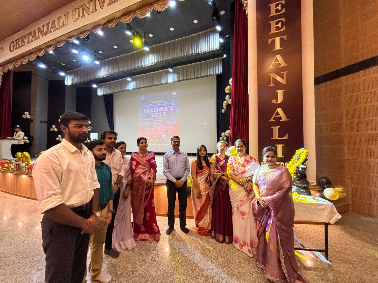 “Novus Nexus 2025” – Freshers’ Fiesta at Geetanjali Institute of Pharmacy, Geetanjali University, Udaipur