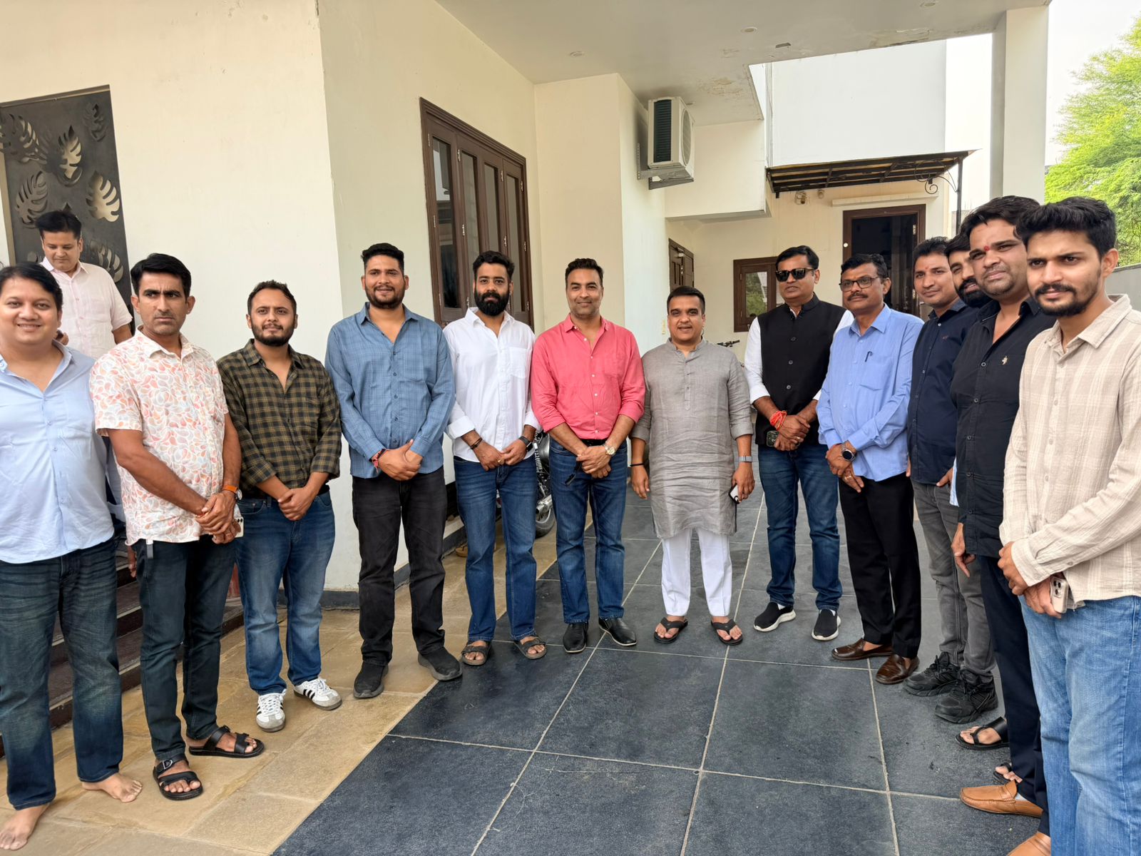 ####Gujarat Deputy CM Harsh Sanghvi Welcomed in Udaipur  ####Gujarat Deputy CM Harsh Sanghvi Welcomed in Udaipur