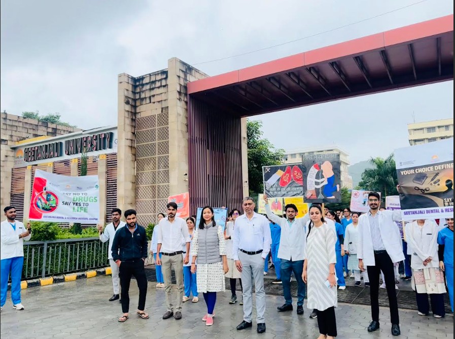 Message of Drug-Free India Resonates at Geetanjali Dental College Message of Drug-Free India Resonates at Geetanjali Dental College