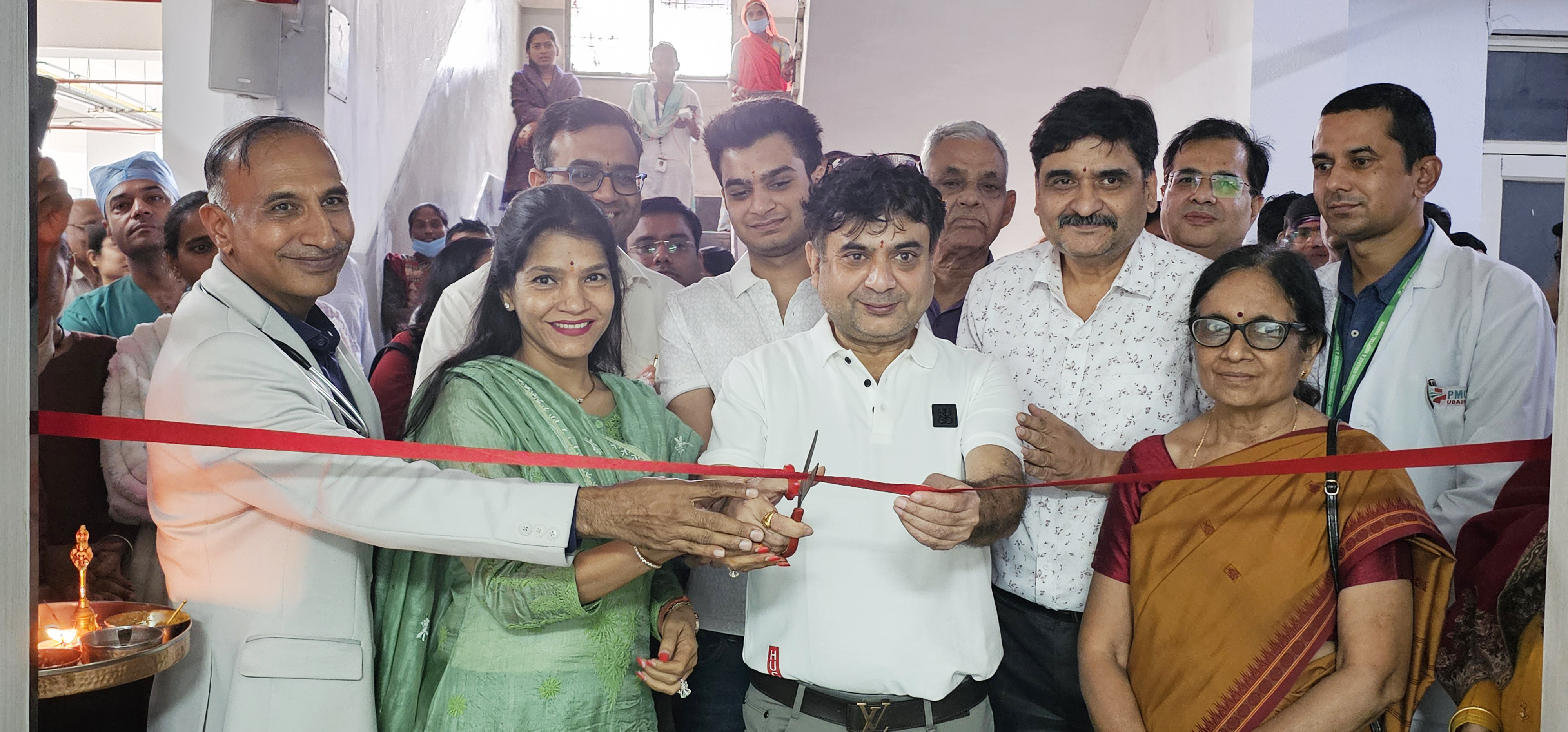 पेसिफिक मेडिकल कॉलेज एंड हॉस्पिटल बेदला में नए आईसीयू ब्लॉक का उद्घाटन