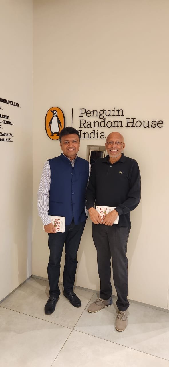 Prof. Mukesh Sud &Prof. Priyank Narayan launchd their book ‘Leapfrog – Six practices to thrive at work’