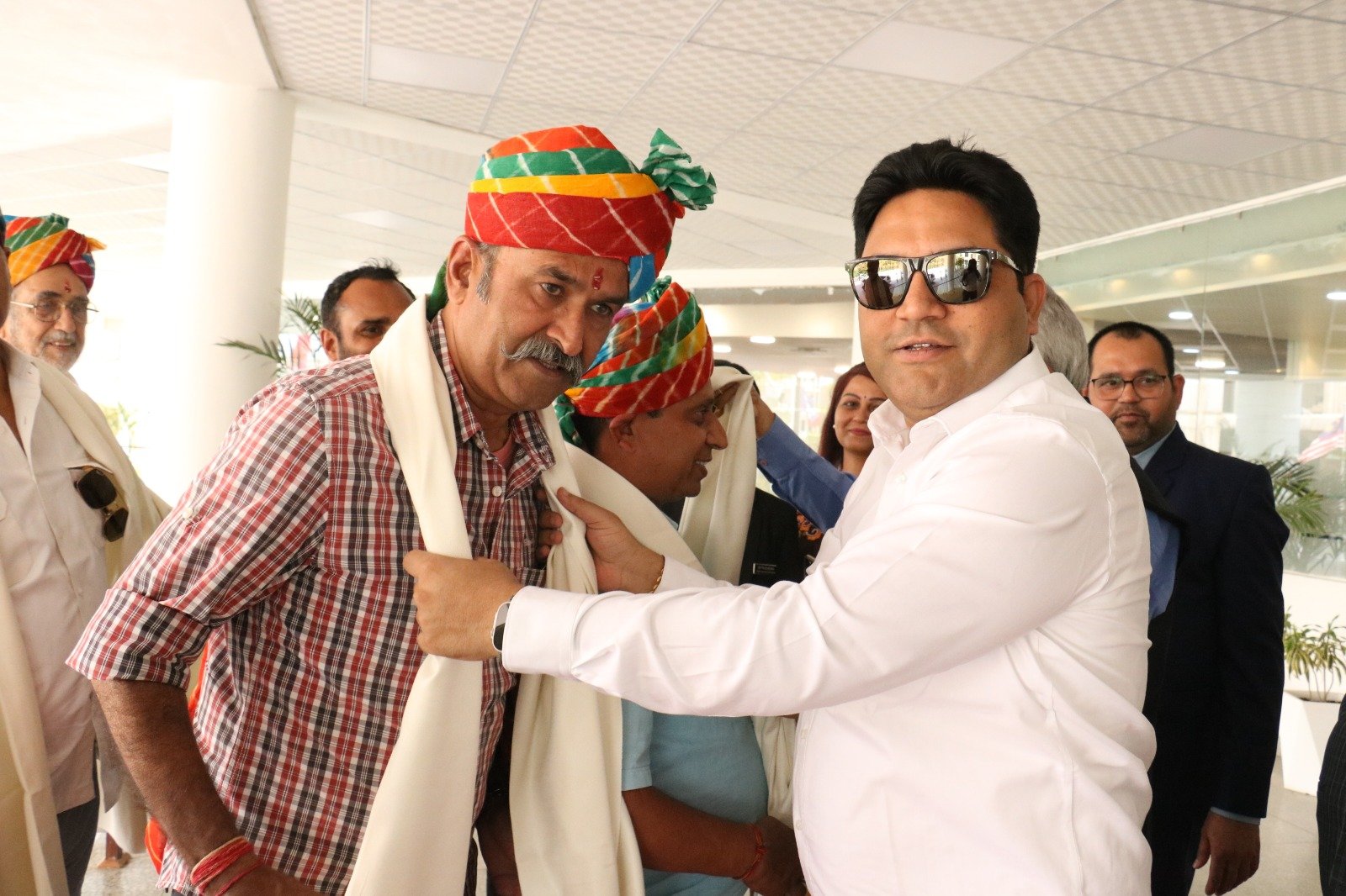 निम्स विश्वविद्यालय मे सम्पन्न हुआ राजस्थान फुटबॉल टीम जर्सी लॉन्च एण्ड प्लेयर्स फेलिस्टेशन प्रोग्राम