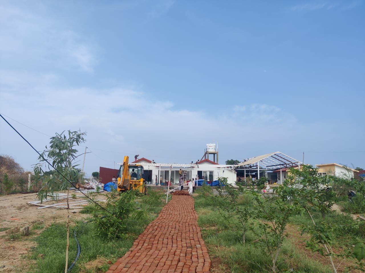 उज्ज्वला फार्म कालन्द्री में जैन साधु-साध्वीजी का आज चातुर्मास प्रवेश